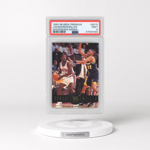 1993 Skybox Premium Showdown Series #SS10 J.Dumars/R.Miller (PSA 9 MINT)