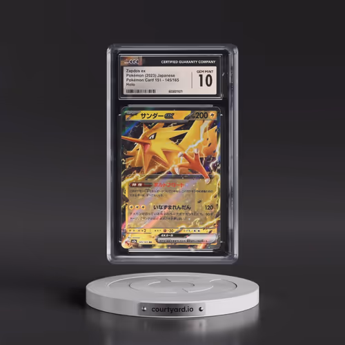 2023 Pokémon Card 151 #145/165 Zapdos ex - Holo (CGC 10 GEM MINT)