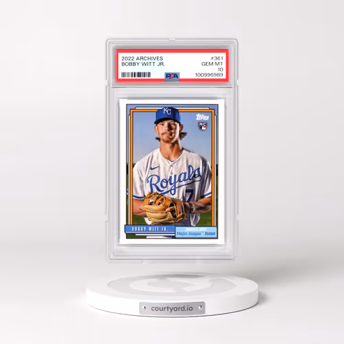 2022 Topps Archives #361 Bobby Witt Jr. (PSA 10 GEM MINT)