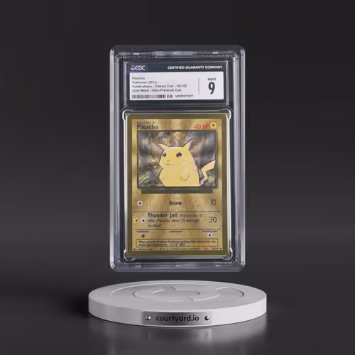 2021 Celebrations - Classic Collection #58/102 Pikachu - Gold Metal - Celebrations Ultra-Premium Col