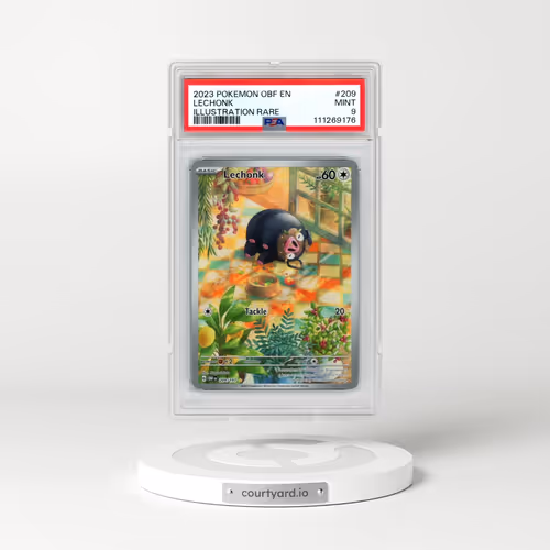 2023 Pokémon Obf EN-Obsidian Flames #209 Lechonk - Illustration Rare (PSA 9 MINT)