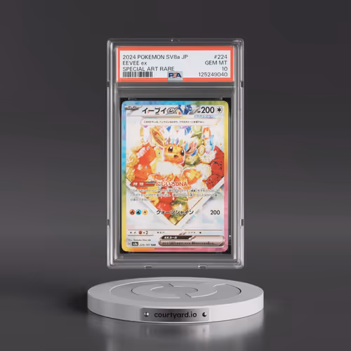 2024 Pokémon Sv8a-Terastal Fest EX #224 Eevee EX - Holo Special Art Rare (PSA 10 GEM MINT)