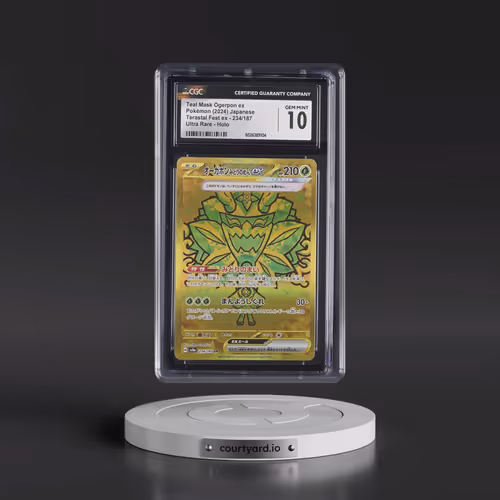 2024 High Class Pack: Terastal Fest ex - sv8a #234/187 Teal Mask Ogerpon ex - Ultra Rare Holo (CGC 1