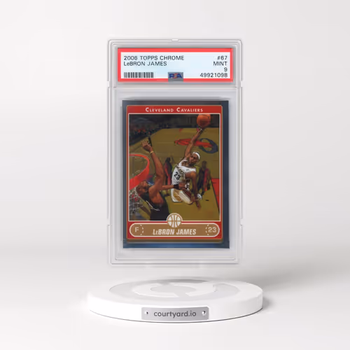 2006 Topps Chrome #67 LeBron James (PSA 9 MINT)