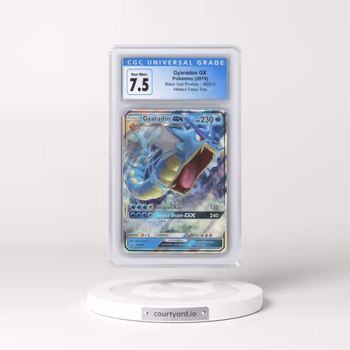 2016 Black Star Promos - Sun & Moon #SM212 Gyarados GX - Hidden Fates Tin (Holo) (CGC 7.5 NM+)