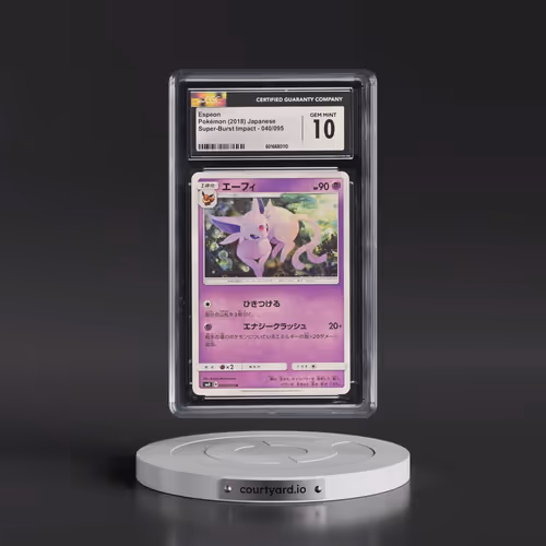 2018 Super-Burst Impact #040/095 Espeon (CGC 10 GEM MINT)
