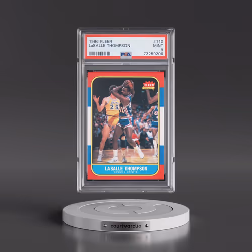 1986 Fleer #110 LaSalle Thompson (PSA 9 MINT)