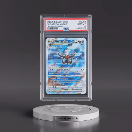 2023 Pokémon Sword and Shield Crown Zenith #GG50 Darkrai Vstar - Full Art (PSA 10 GEM MINT)