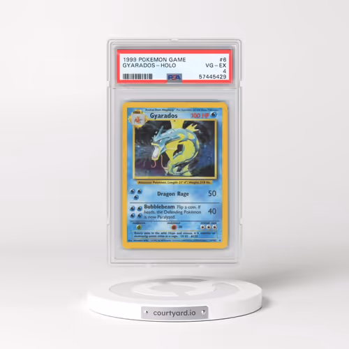 1999 Pokémon Game #6 Gyarados - Holo (PSA 4 VG-EX)