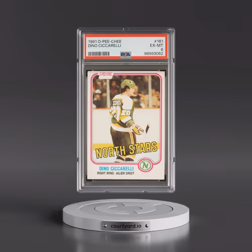 1981 O-Pee-Chee #161 Dino Ciccarelli (PSA 6 EX-MT)