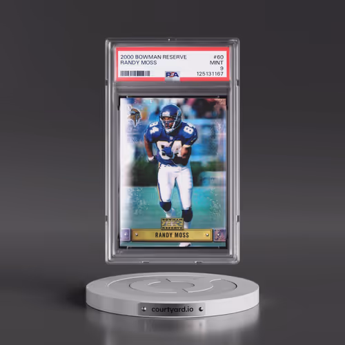 2000 Bowman Reserve #60 Randy Moss (PSA 9 MINT)