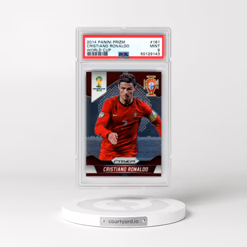 2014 Panini Prizm World Cup #161 Cristiano Ronaldo (PSA 9 MINT)