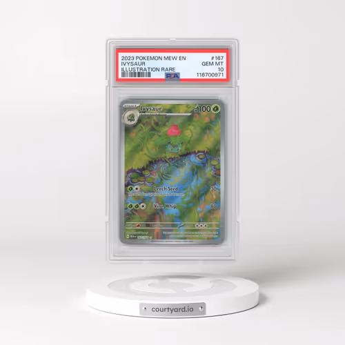 2023 Pokémon Mew EN-151 #167 Ivysaur - Illustration Rare (PSA 10 GEM MINT)
