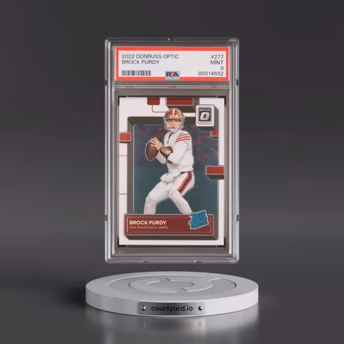 2022 Panini Donruss Optic #277 Brock Purdy (PSA 9 MINT)
