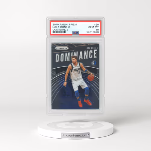 2019 Panini Prizm Dominance #20 Luka Doncic (PSA 10 GEM MINT)