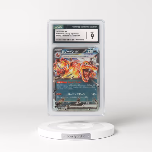 2023 Pokémon Sv4a-Shiny Treasure EX #115 Charizard EX - Holo (CGC 9 MINT)
