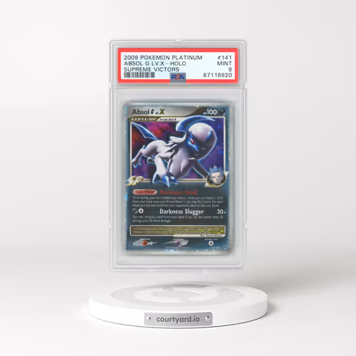 2009 Pokémon Platinum Supreme Victors #141 Absol G LV.X - Holo (PSA 9 MINT)