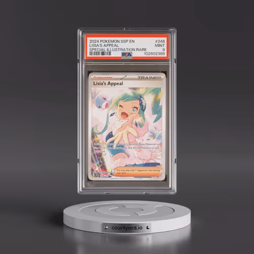 2024 Pokémon Ssp EN-Surging Sparks #246 Lisia's Appeal - Special Illustration Rare (PSA 9 MINT)