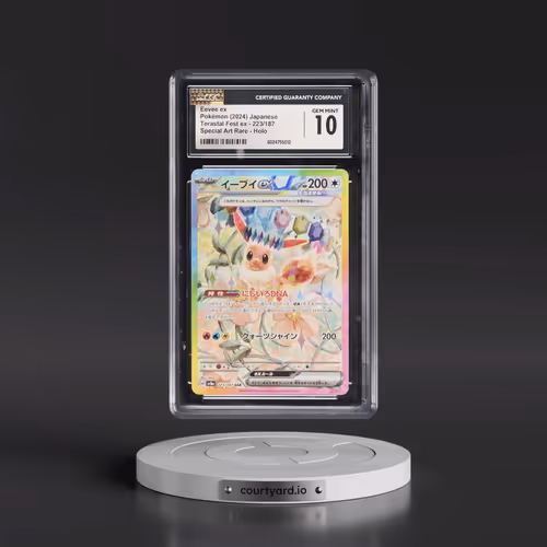 2024 High Class Pack: Terastal Fest ex - sv8a #223/187 Eevee ex - Special Art Rare Holo (CGC 10 GEM