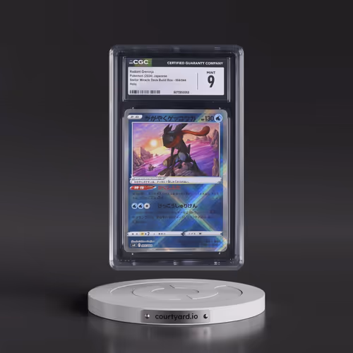 2024 Stellar Miracle Deck Build Box - SVK #004/044 Radiant Greninja - Holo (CGC 9 MINT)