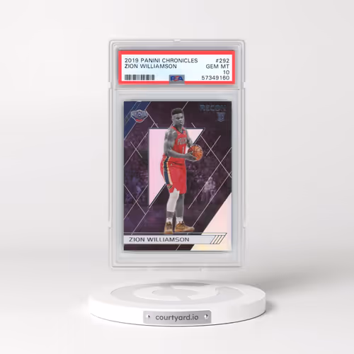 2019 Panini Chronicles #292 Zion Williamson (PSA 10 GEM MINT)