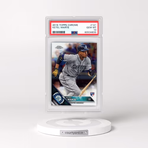 2016 Topps Chrome #121 Ketel Marte (PSA 10 GEM MINT)