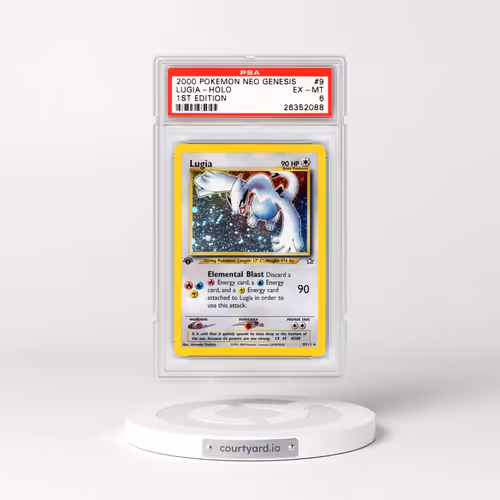 2000 Pokémon Neo Genesis #9 Lugia - 1st Edition Holo (PSA 6 EX-MT)