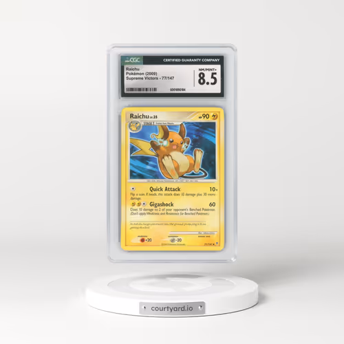 2009 Supreme Victors #77/147 Raichu (CGC 8.5 NM-MT+)