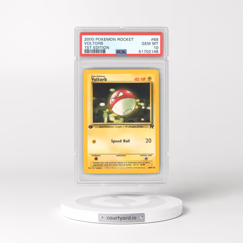 2000 Pokémon Rocket #69 Voltorb - 1st Edition (PSA 10 GEM MINT)