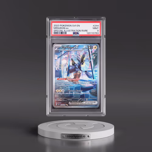 2023 Pokémon Svi EN-Scarlet & Violet #244 Miraidon EX - Holo Special Illustration Rare (PSA 9 MINT)
