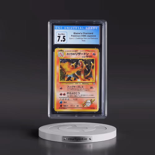 1999 Gym 2: Challenge from the Darkness Blaine's Charizard - Holo (CGC 7.5 NM+)