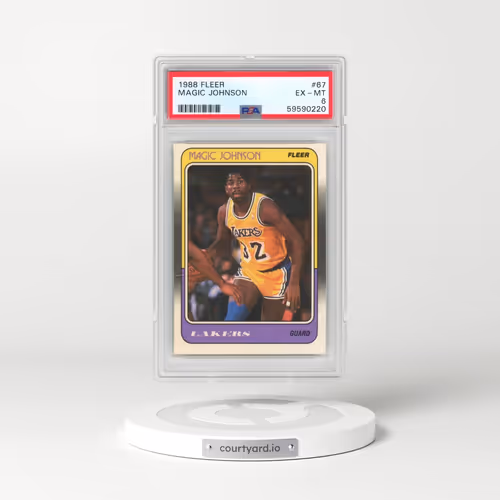 1988 Fleer #67 Magic Johnson (PSA 6 EX-MT)