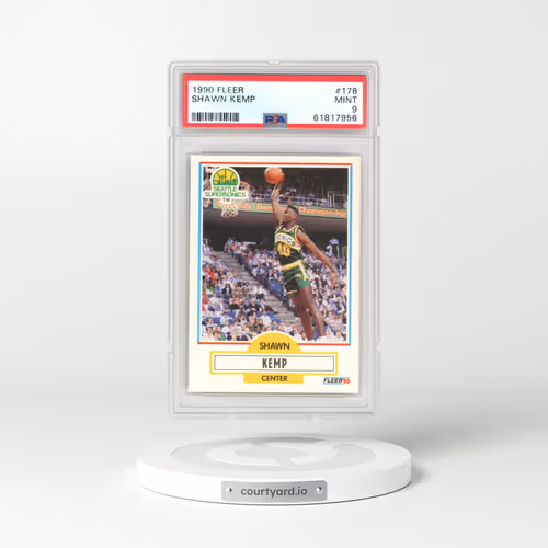 1990 Fleer #178 Shawn Kemp (PSA 9 MINT)