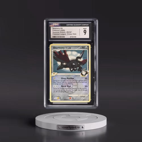 2009 Supreme Victors #83/147 Skarmory FB - Pokémon League Crosshatch Holo (Cross. Holo) (CGC 9 MINT)