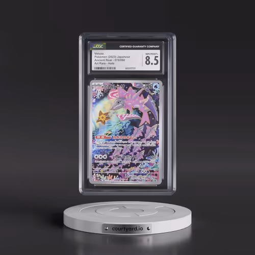 2023 Pokémon Sv4k-Ancient Roar #070 Veluza - Art Rare (CGC 8.5 NM-MT+)