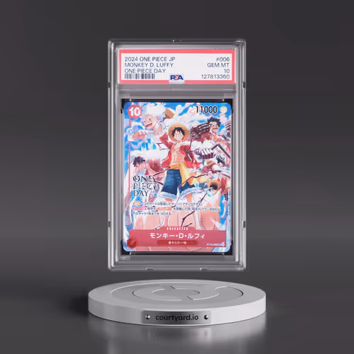2024 One Piece Japanese Promos #006 Monkey D. Luffy - One Piece Day (PSA 10 GEM MINT)