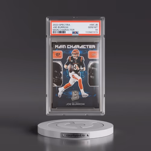 2023 Panini Spectra Main Character #MCJB Joe Burrow (PSA 10 GEM MINT)