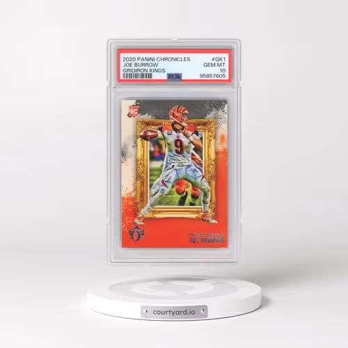 2020 Panini Chronicles Gridiron Kings #GK1 Joe Burrow (PSA 10 GEM MINT)