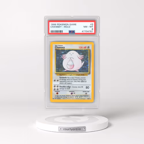 1999 Pokémon Game #3 Chansey - Holo (PSA 8 NM-MT)