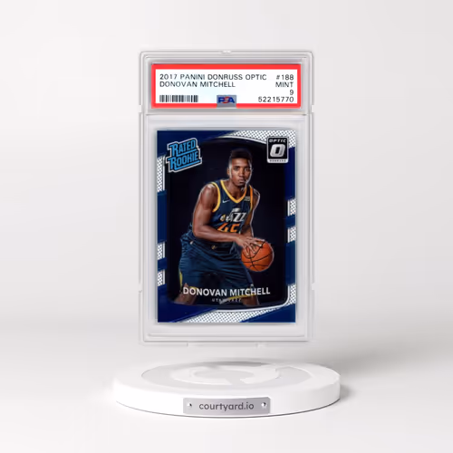 2017 Panini Donruss Optic #188 Donovan Mitchell (PSA 9 MINT)