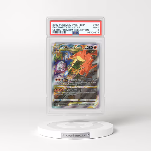 2022 Pokémon Swsh Black Star Promo #262 Charizard Vstar - Full Art Sword & Shield Ultra-Premium Collection-Charizard (PSA 9 MINT)