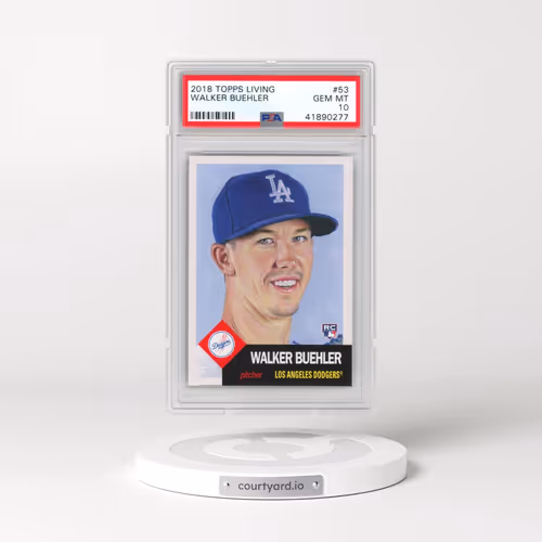 2018 Topps Living #53 Walker Buehler (PSA 10 GEM MINT)