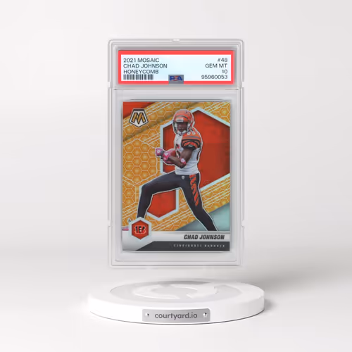 2021 Panini Mosaic #48 Chad Johnson - Honeycomb (PSA 10 GEM MINT)