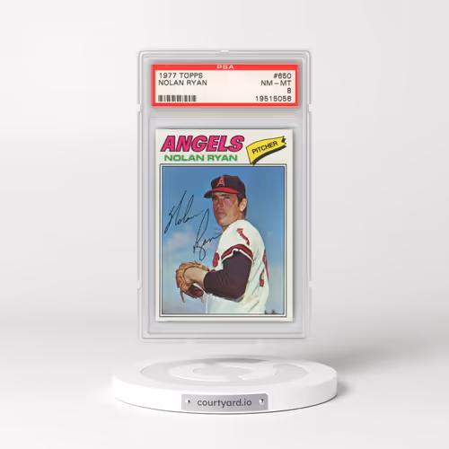 1977 Topps #650 Nolan Ryan (PSA 8 NM-MT)