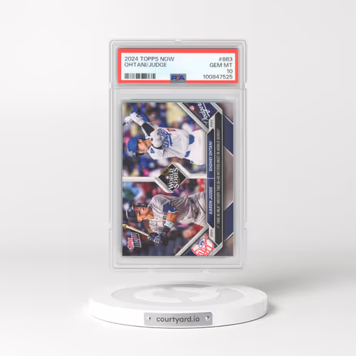 2024 Topps Now #863 Aaron Judge/Shohei Ohtani (PSA 10 GEM MINT)