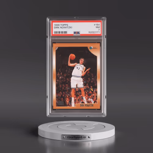 1998 Topps #154 Dirk Nowitzki (PSA 7 NM)