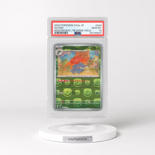 2023 Pokémon Sv2a-Pokemon 151 #044 Gloom - Reverse Holo Master Ball (PSA 10 GEM MINT)