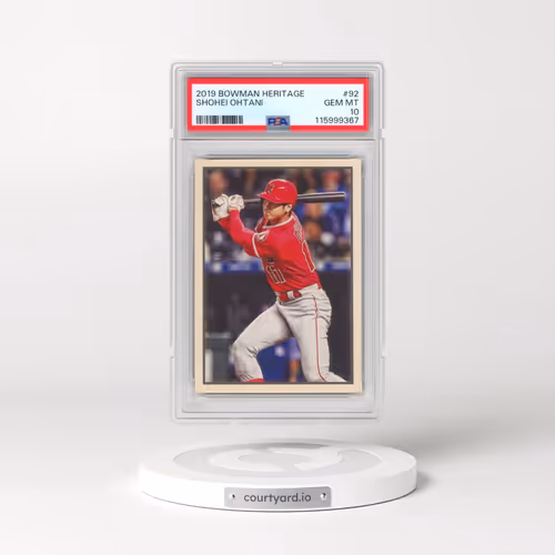2019 Bowman Heritage #92 Shohei Ohtani (PSA 10 GEM MINT)