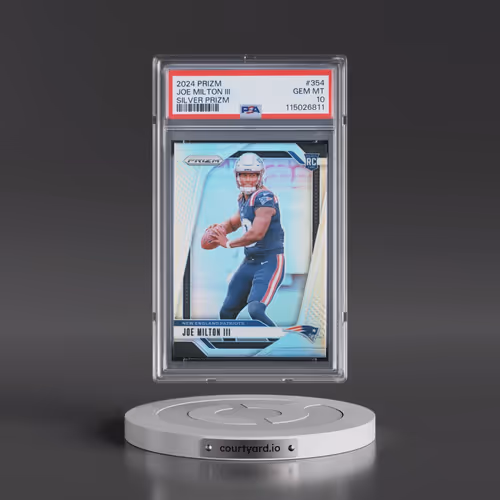2024 Panini Prizm #354 Joe Milton III - Silver Prizm (PSA 10 GEM MINT)