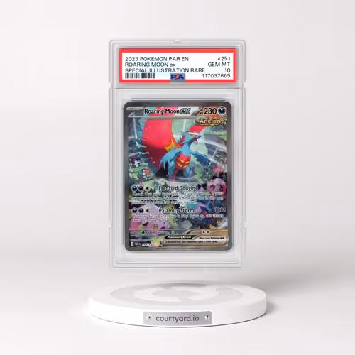 2023 Pokémon Par EN-Paradox Rift #251 Roaring Moon EX - Holo Special Illustration Rare (PSA 10 GEM M
